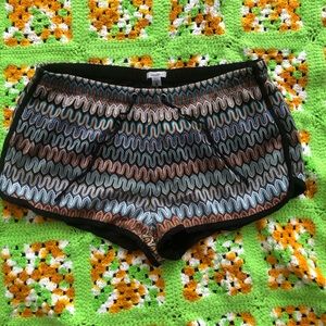SOLD Boho/gypsy ecote Shorts